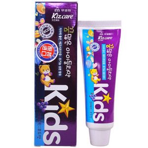 [MUKUNGHWA] Зубная паста для ДЕТЕЙ с 2 лет ВИНОГРАДНЫЙ ВКУС Kizcare Kids, 75 гр.